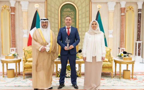 رائد الأعمال الفلسطيني محمد كيلاني يتوج بجائزة سمو الشيخ سالم العلي الصباح للمعلوماتية في الكويت