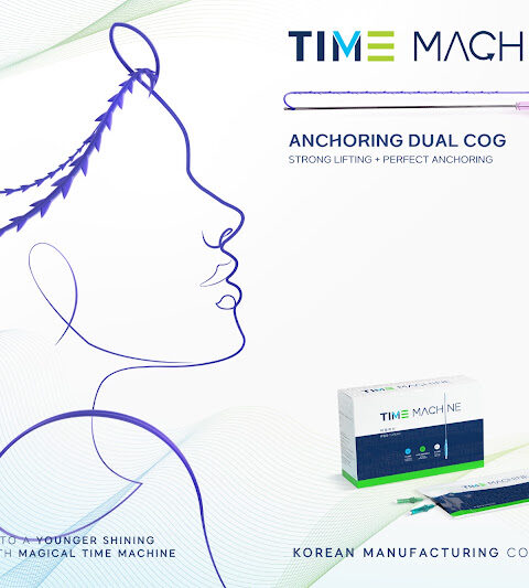 شركة Timemachine Lift Thread الكورية تحصل على براءة اختراع لتصميم خيوط الشد PDO ذات التثبيت المزدوج Anchoring Dual Cog